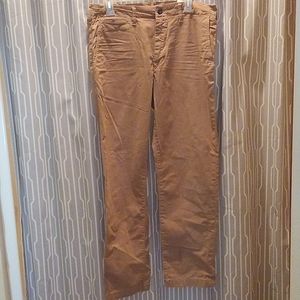 Men/BoysAmerican eagle pants,original straight next level flex caramel NWT 34/32